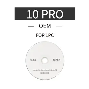 Win Pro 10 DVD OEM Paquete COA Sticker Inglés Win10 Pro 11 Pro 12 meses garantizados Envío gratis con clave de licencia original