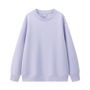 Sudadera de Cuello Redondo de Manga Larga para Hombre, Color Sólido, Tejido Grueso, Personalizable, Transpirable, Corte Holgado, para Uso Diario - Product Image 5