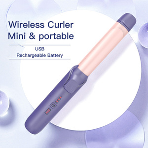 Baguette à friser à baril de 1.25 pouces de long de qualité salon pour salon à usage domestique bigoudi rose <span class=keywords><strong>appareil</strong></span> de coiffure fer à friser <span class=keywords><strong>professionnel</strong></span> - Product Image 3