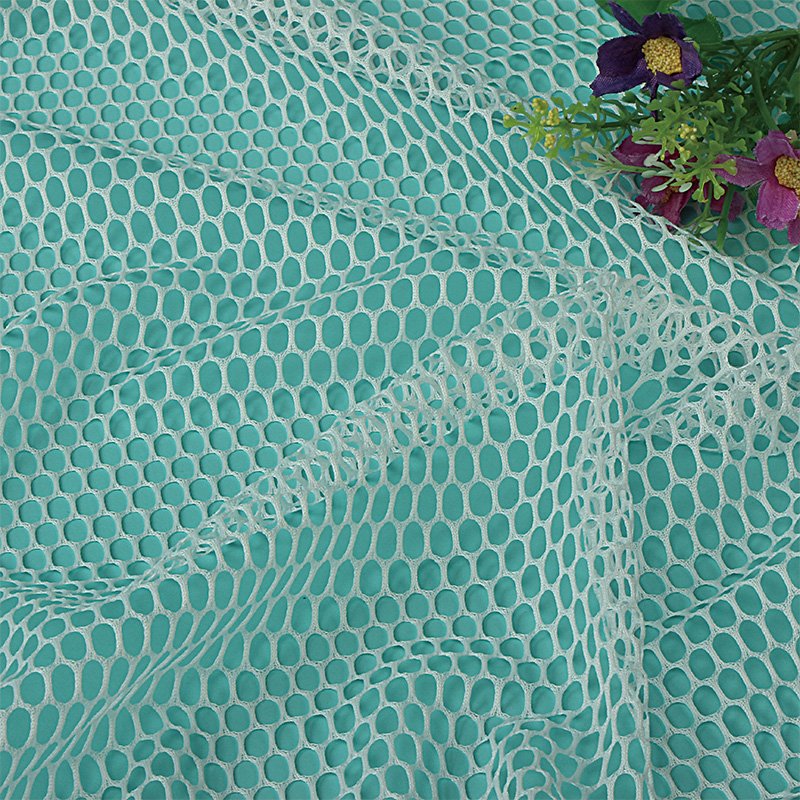 95D 100%Nylon Sports Athletic Fabric 2 Way Stretch Nylon Mesh Fabric for Garment Fabric