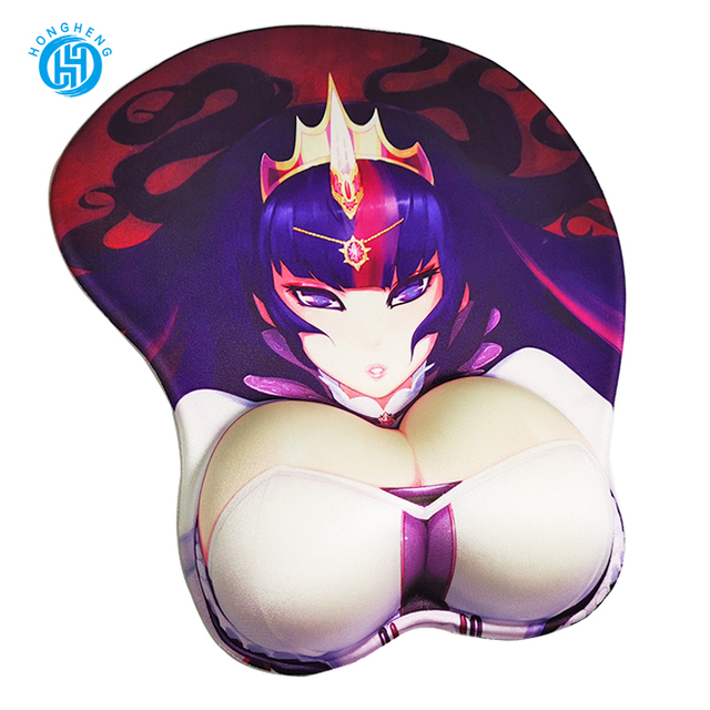 Wholesale Low Price Soft 3d Chest Sexy Anime Big Boob Mouse Pad Mouse Pad Sublimable