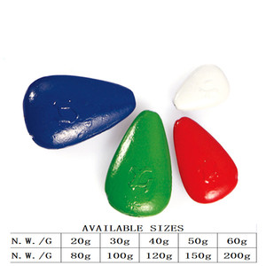 葉型ダイカスト釣り鉛重量釣りシンカー - Product Image 2