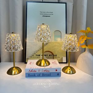 Cross-border luxury rechargeable ambient <b>light</b>, creative bar dining table cafe decoration, high-end bedroom night <b>light</b> - Product Image 1