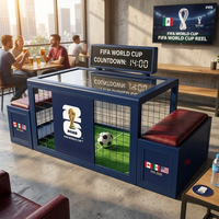 JOYFUNPLAY Jeu de football sous table pour deux personnes, machine de jeu de football Subsoccer, jeu de sport d'intérieur et d'extérieur