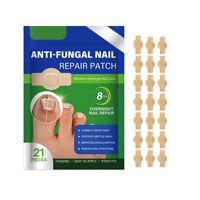 Autocollants populaires de correction des ongles pour les soins des ongles, patchs nutritifs pour les ongles, patchs bactériostatiques pour la réparation des ongles des pieds
