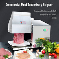 ASAKI-Pelacables eléctrico de acero inoxidable, tendedero de carne, herramienta comercial