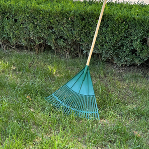 Peigne en plastique léger de <span class=keywords><strong>râteau</strong></span> de <span class=keywords><strong>feuille</strong></span> pour la collection de débris de jardin - Product Image 1