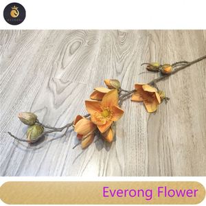 Finto singolo ramo argentino Kapok per la decorazione della tavola della casa di nozze fiore fiore fiore artificiale Magnolia fiore - Product Image 3