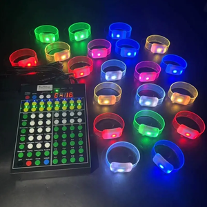 Pulseiras Luminosas DMX com Controle Remoto Personalizado, 20 Zonas, Pulseiras LED Atmosféricas para Concertos - Product Image 4