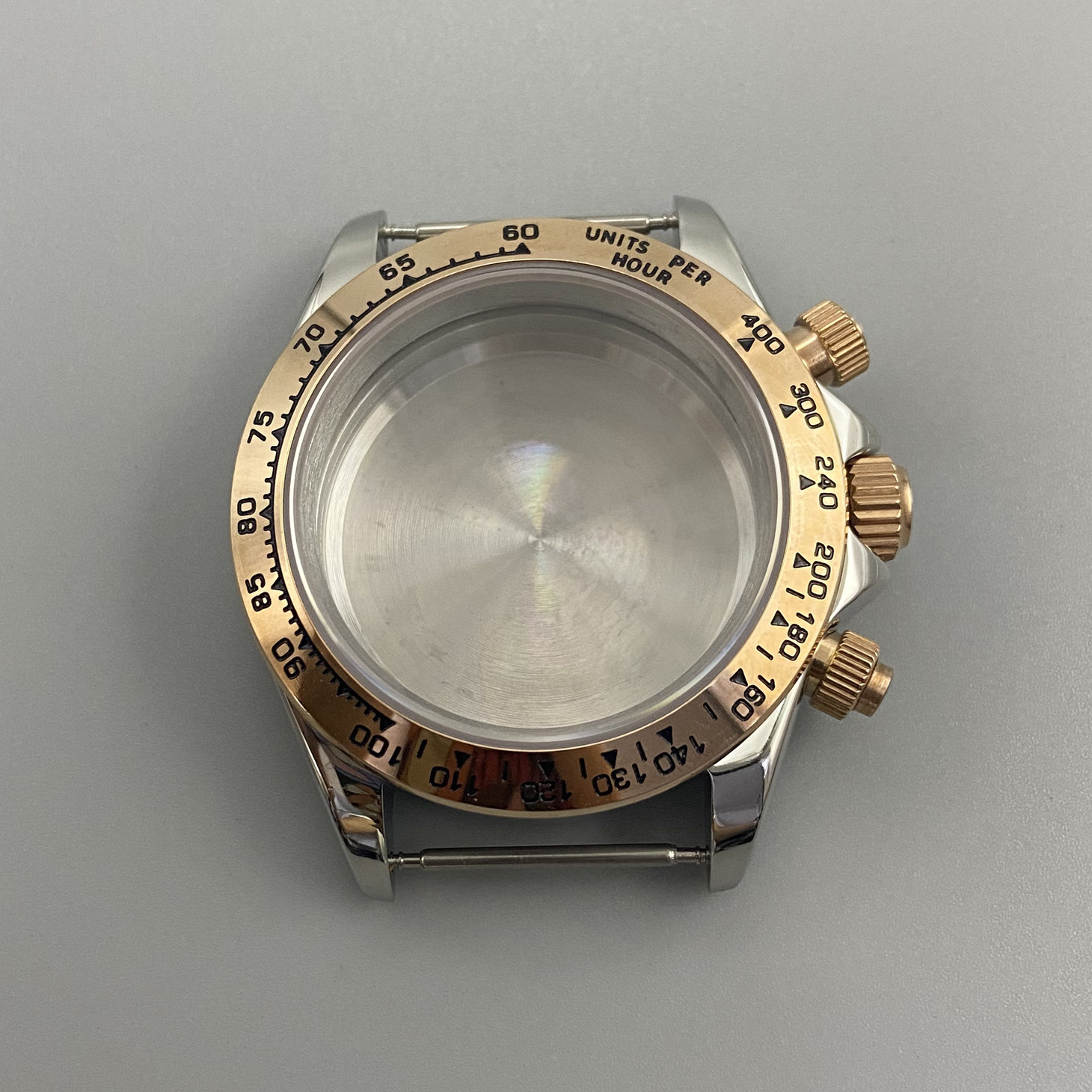 Anillo de acero con rosa - Rosa de gota