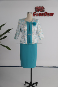 Formal Stripe <b>Mint</b> Green <b>Dresses</b> Suit Two-Piece Customized Plus Size Women's Clothing Church Suit Business <b>Dress</b> - Product Image 4