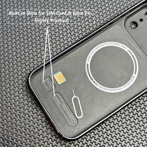 Business Electroplating Magnetic PU Leather Phone Case for iPhone 18 14 15 16 17 Pro Max With HD Lens <b>Film</b> Protective Back Cover - Product Image 6