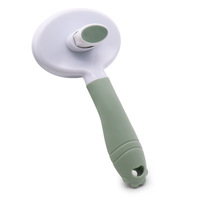 Brosse de toilettage pour animaux de compagnie en acier inoxydable, peigne anti-peluchage pour sous-robe, éliminateur de poils en silicone et ABS pour chats et chiens