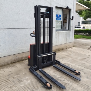 Vente chaude EVERLIFT 2TON <span class=keywords><strong>3M</strong></span> chariot élévateur électrique gerbeur élévateur électrique palette à cheval empileur pompe moteur roulement entrepôt - Product Image 4