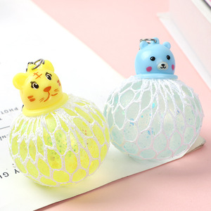 Jincan 2024 Venting Magic Pinch Animal Grape Ball TPR Decompression Vent Toy Burst <b>Bead</b> Venting Decompression Pectin Ball - Product Image 6