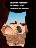 Tente de camping pop-up en toile, abri cabane, installation rapide, tente extérieure pour 3-4 personnes, pour le camping, la plage, la randonnée