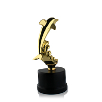 Grandes Statues de dauphins, trophée de remise de prix, articles de souvenirs artisanaux en métal, décoration de cadeau, offre spéciale
