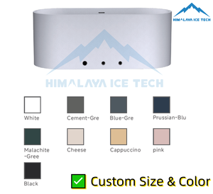 Baignoire de Luxe pour Bain de Glace - Surface Solide Texture Ardoise, Durabilité Toutes Saisons, Idéale pour Hôtels, Resorts, Spas ou Jardins - Product Image 2