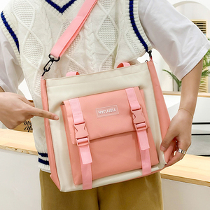 Zaino in tela di grande capacità da donna, borsa a doppia tracolla, set da cinque pezzi per studenti, zaino per <span class=keywords><strong>scuola</strong></span> <span class=keywords><strong>media</strong></span>, versione coreana - Product Image 5