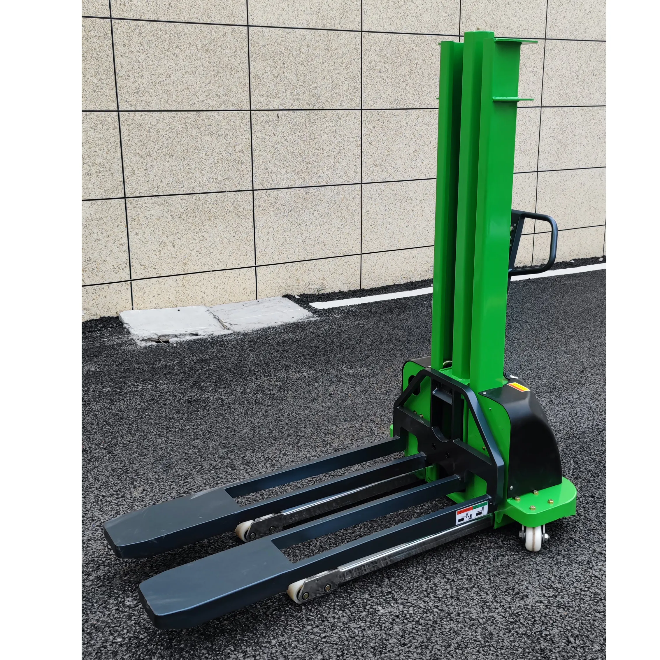 1000kg self-lifting stacker ELES-10D self lifting electric stacker for Van loading