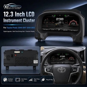 For Land Cruiser Prado 2010-2023 LCD Instrument <b>Digital</b> Dashboard Panel Cluster GPS Speedometer Virtual Cockpit Tachometer <b>Clock</b> - Product Image 4