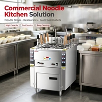 Équipement Commercial de Cuisson Électrique de Pâtes et Nouilles à 6 Trous avec Armoire – Approvisionnement Direct Usine