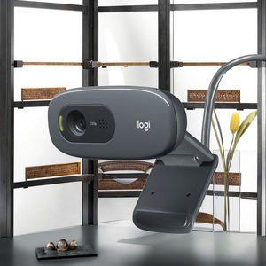 Pour Logitech <span class=keywords><strong>C270i</strong></span> HD 720P Mini <span class=keywords><strong>Webcam</strong></span> USB noir avec microphone intégré et capteur CMOS pour bureau à domicile et bureau/ordinateur portable - Product Image 3
