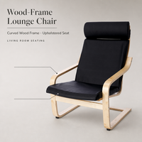 Fauteuil de loisirs moderne en bois massif avec design personnalisé pour salon, finition naturelle, idéal pour la maison ou le bureau.