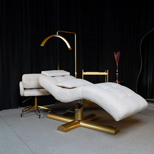 Cama de Estética con Reposacabezas Ajustable para Pestañas y Cejas, Mueble de Salón para Lashista - Product Image 3