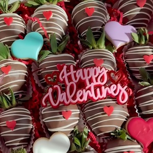 Décoration de gâteau en acrylique pour la Saint-Valentin, thème miel et douceur, double couche, à insérer dans le gâteau pour la Saint-Valentin - Product Image 4