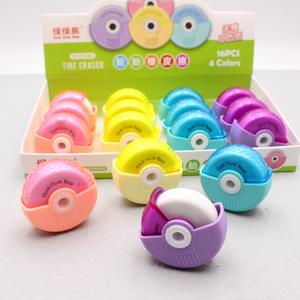 <span class=keywords><strong>Gomme</strong></span> à crayons mignonne à roues coulissantes créatives <span class=keywords><strong>gomme</strong></span> de papeterie de style de <span class=keywords><strong>pneu</strong></span> pour l'apprentissage et l'utilisation au bureau - Product Image 1