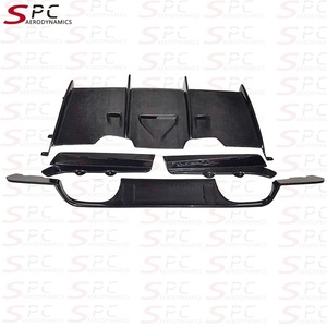 Diffuseur arrière en fibre de carbone sèche SPC 2014-2020 pour <span class=keywords><strong>BMW</strong></span> M3 M4, kit de lèvre arrière en fibre de carbone préimprégnée pour <span class=keywords><strong>BMW</strong></span> M3 M4 F80 F82 F83 - Product Image 5