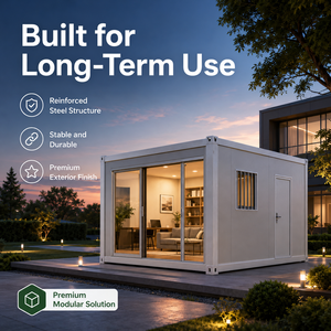 บ้านสำเร็จรูปพับได้ NewGen Tiny Homes แบบตู้คอนเทนเนอร์ ขยายได้ ขนาด 20 ฟุต สำหรับอยู่อาศัย ดีไซน์ทันสมัยเรียบง่าย โครงสร้างแข็งแรง รวดเร็วในการประกอบ - Product Image 1