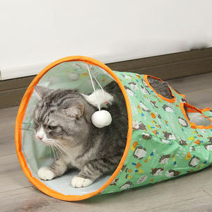 Kingtale <span class=keywords><strong>Kitty</strong></span> <span class=keywords><strong>Pet</strong></span> katlanabilir tünel buruşuk çuval çanta kendini gizlemek ve aramak - Product Image 3