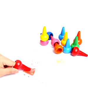 Crayons de couleur BECOL, vente chaude, personnalisés, en forme de doigt, 3D, non toxiques, pour enfants, pour la <span class=keywords><strong>peinture</strong></span> et la coloration, cadeaux pour enfants - Product Image 3