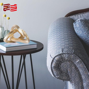 Sculpture nœud infini, décoration nœud doré, petites décorations abstraites, statue moderne pour table basse, sculpture dorée - Product Image 2