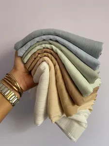 Wholesale Plain Silver Glitter Shimmer Bubble Chiffon Hijab <strong>Sparkle</strong> <strong>Veil</strong> Ramadan Shawls Beach Headscarf Bufandas Muslim Headband - Product Image 5
