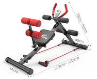 Vente en gros directe usine : Banc de musculation pliant 6-en-1 multifonctionnel pour exercices abdominaux, prix abordable, équipement sportif et de divertissement