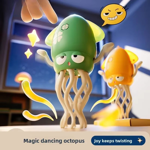 Jouet pieuvre interactif en plastique avec LED, musique, évitement automatique d'obstacles et capteur de mouvement pour enfants - Product Image 3