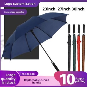 <span class=keywords><strong>Parapluie</strong></span> de <span class=keywords><strong>golf</strong></span> droit en fibre de verre de 30 pouces, coupe-vent, avec logo personnalisé, vente en gros d'usine pour entreprises et publicité promotionnelle - Product Image 2