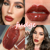 Tubes de brillant à lèvres de luxe sans cruauté personnalisables fournisseur de gloss à lèvres végétalien brillant à paillettes longue durée effet repulpant minéral