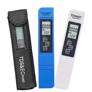 TDS EC Meter Tester di temperatura penna 3 In1 funzione conducibilità strumento di misurazione della qualità dell'acqua TDS e EC Tester 0-5000ppm