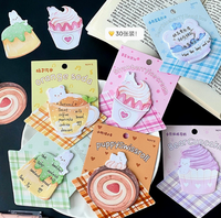 Blocs-notes autocollants personnalisés en forme de crème glacée et d'animaux, colorés et mignons, pour enfants - Vente en gros