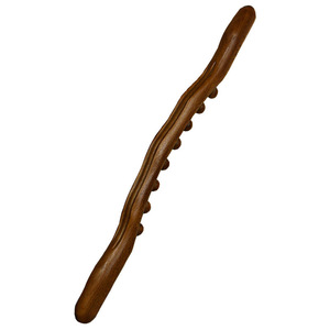 Rodillo de madera para raspar Guasha, masajeador corporal, Spa, paleta linfática para relajación muscular, herramienta de masaje para aplicación en la cabeza - Product Image 6