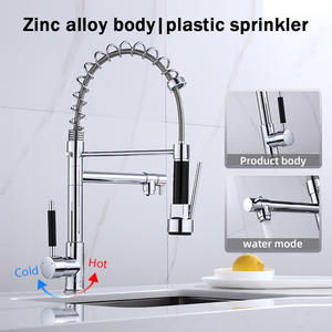 Современный настенный кухонный смеситель с поворотом на 360 градусов - Product Image 4