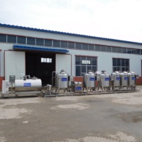 Petit pasteurisateur de lait industriel usine fromage yaourtière prix de la machine ligne de production de yaourt