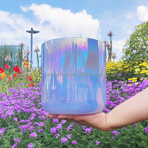 Cuencos de Cristal de Cuarzo 99.99% para Sanación Sonora, Instrumento Cósmico Colorido Transparente, Cuencos de Cristal Alquímico - Product Image 4