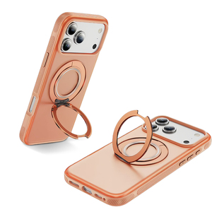 Pour <span class=keywords><strong>iPhone</strong></span> 17 Pro Max Gear Stand Magnétique Pivot Slim Skin-Feel Phone Case - 7 Couleurs Options Phone Cover pour <span class=keywords><strong>iPhone</strong></span> - Product Image 1