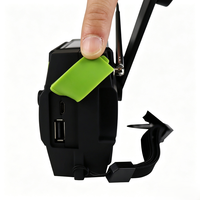 Radio AM/FM Tenaga Surya Engkol Tangan Darurat 4000mAh Tahan Lama Grosir, Senter SOS, Power Bank