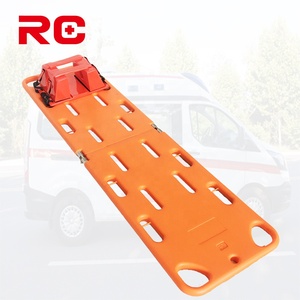 Tablero de columna vertebral de plástico de dos pliegues de personalización rápida con inmovilizador de cabeza: HDPE, X-Ray/<span class=keywords><strong>MRI</strong></span>/CT Compatible para rescate en ambulancia - Product Image 4